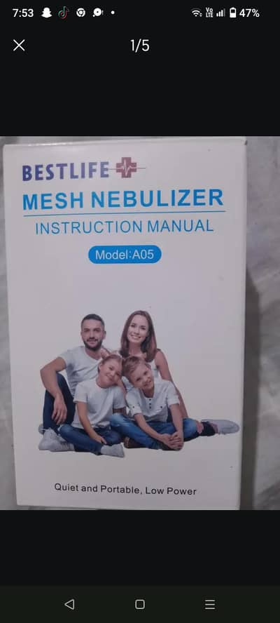 Mesh portable nebulizer model A05
