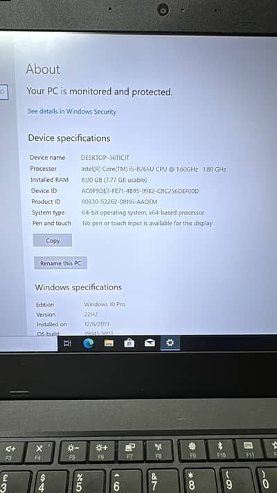 Lenovo Thinkpad L480 ( i5 8th generation/ 8GB DDR RAM | 256 GB SSD)