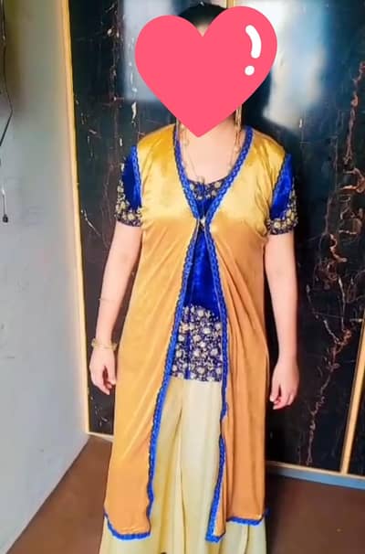 yellow blue trouser