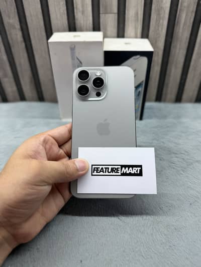 15 Pro Max | 256GB | PTA Approved | Natural Titanium | Apple iPhone