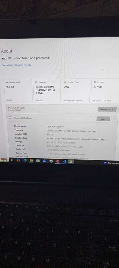 precision M4800 Dell latitude