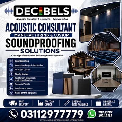 Soundproofing Services | Acoustic Design | Acoustic Panels