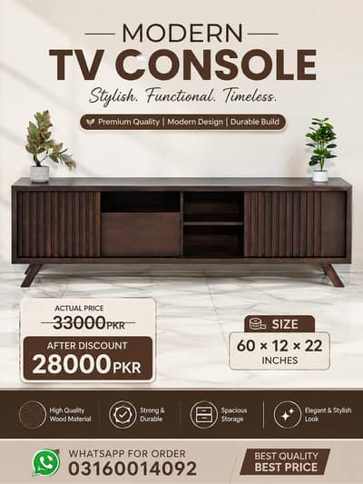 modern tv consoles