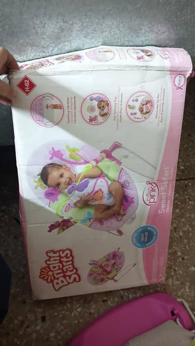 baby girl bouncer and bath seat 03228896905