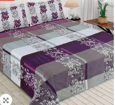 3 pcs cotton bed sheet