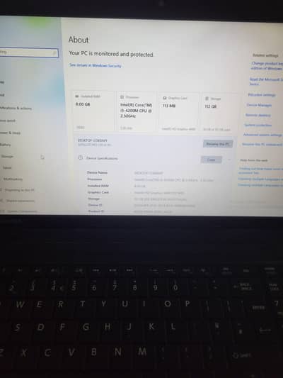 Toshiba core i5 4th generation brand new condition