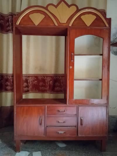 Queen size pure wooden bed