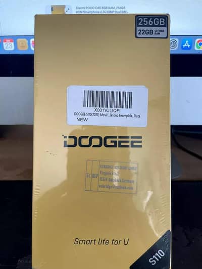 DOOGEE S110 smartphone Moonlight Silver