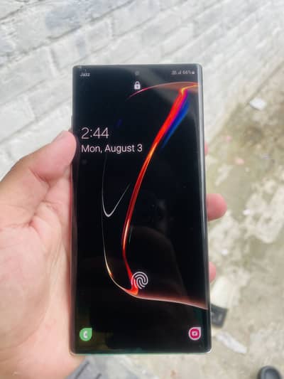 Samsung Mobile Note 10 Plus pta 12/256 minor dot