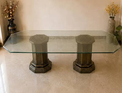 Elegant Glass Dining Table