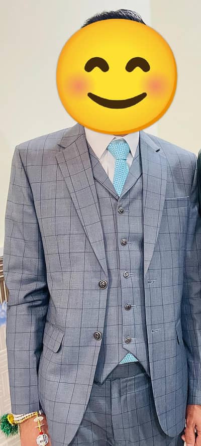 mens 3piece suit use only one day