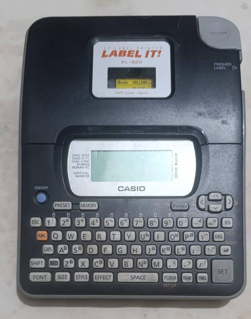 Casio taking printer 2