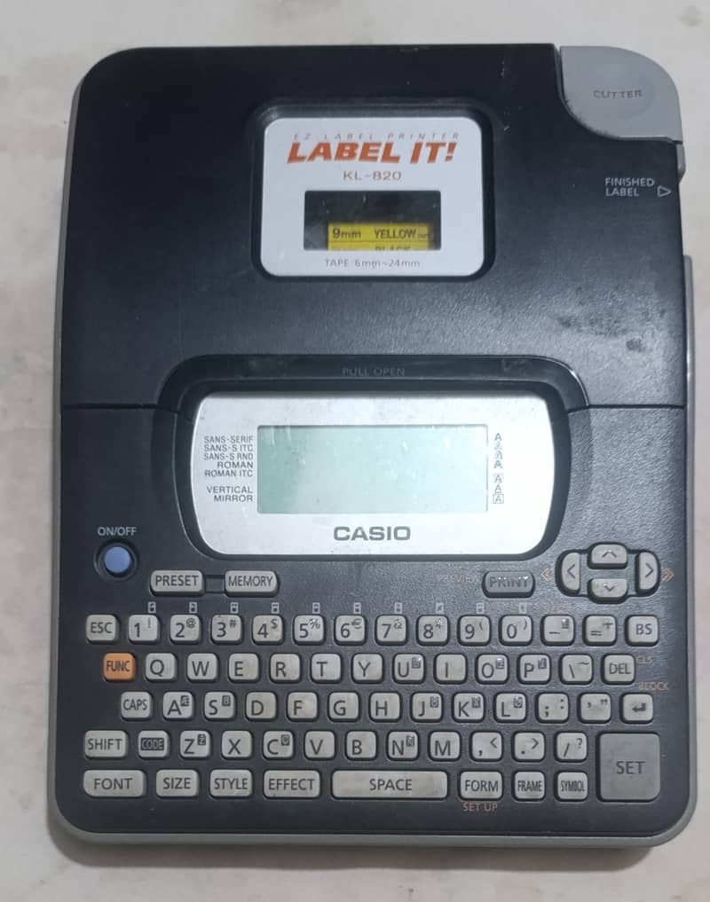 Casio taking printer 4