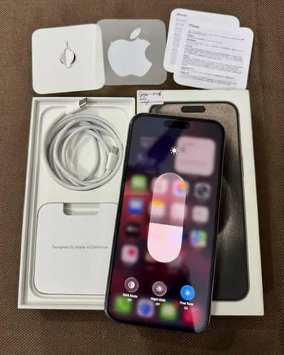 Apple iPhone 15 Pro Max PTA approved with box contact Whatsapp No