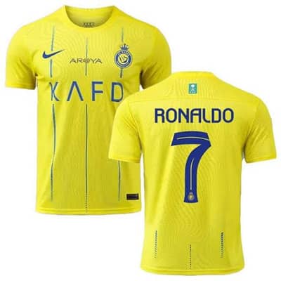 ​Al Nassr Yellow Home Kit 2023/24 - Cristiano Ronaldo #7 Jersey