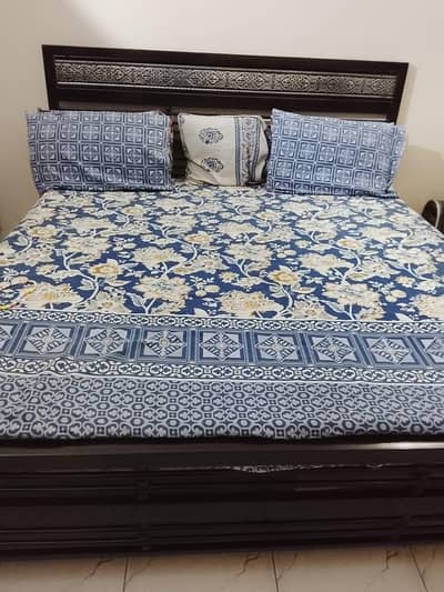 King Size Bed Rod Iron