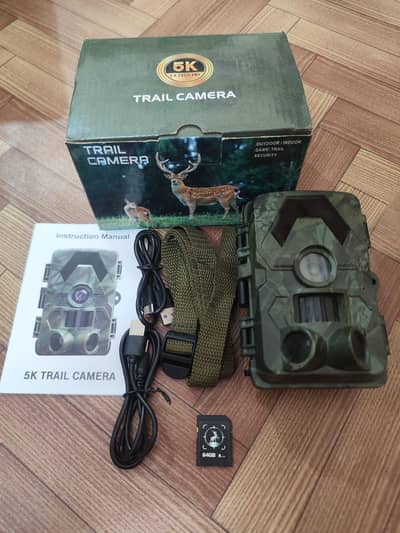 Trial camera with 64GB CARD 5k