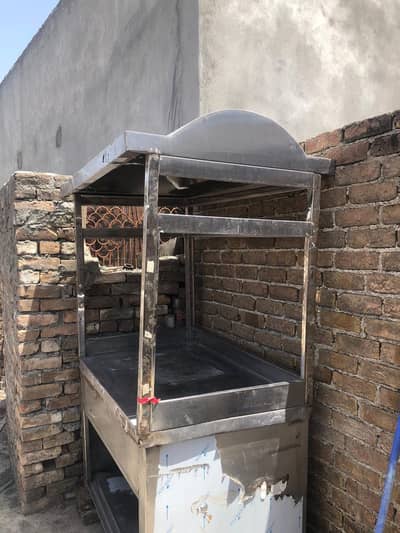 Burger stand with Hot plate for sale