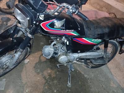 Honda CD 70 2017 Model Black Color