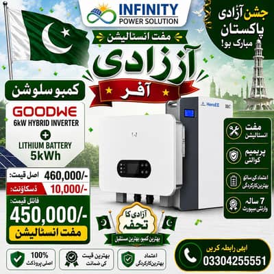 Solis & Goodwe,6KW,8kW,10KW,12KW,15KW,16KW,20KW,Lithium Batteries.