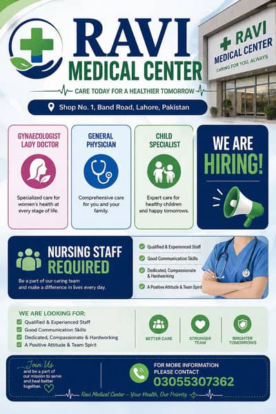 We are hiring a doctors nursing staff