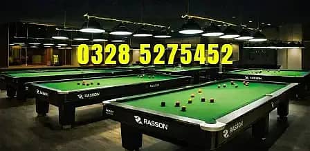 Rasson/ Magnum/Dynasty/Sword/M1 / Star /wiraka/ Snooker Table