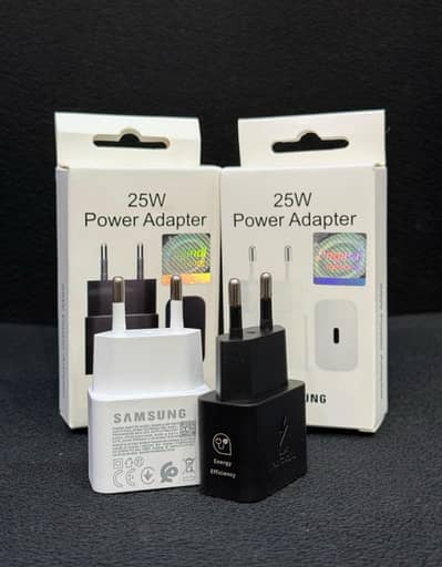 Samsung 25 Watt Super Fast Charger Along With USB C To C Cable