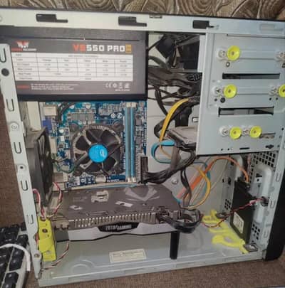 Core i5 cpu system unit, 8 gb ram, 550 watt psu