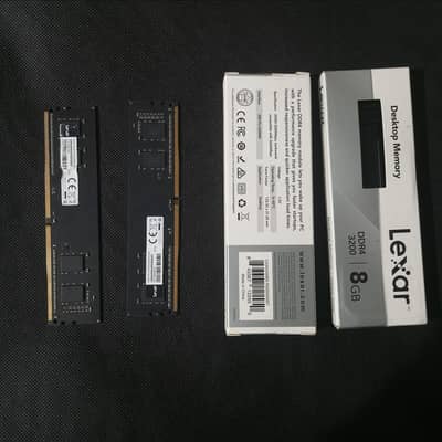 Lexar 8GB DDR4 3200MHz RAM (2 Sticks = 16GB) - With Box