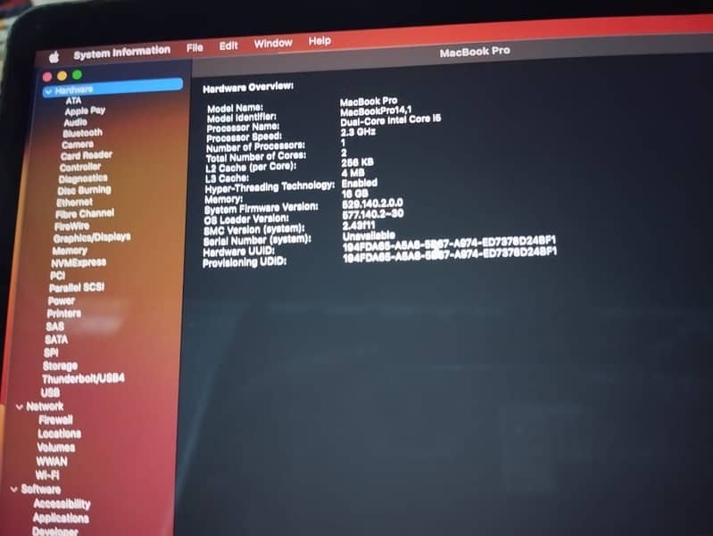 MacBook pro 2017 4