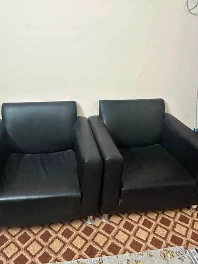 2 single seater sofa