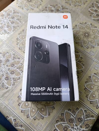 Redmi Note 14 (8gb/256gb) PTA official Approve New Condition