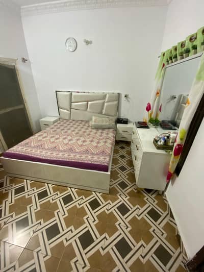 king size bed with triple almari and dressing table 6 drawer