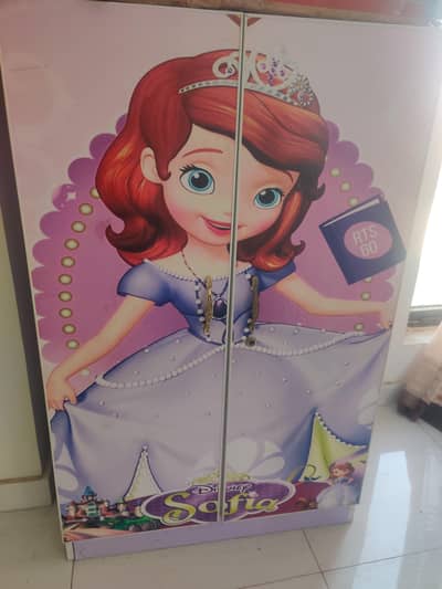 Sofia cartoon Almirah for Girls