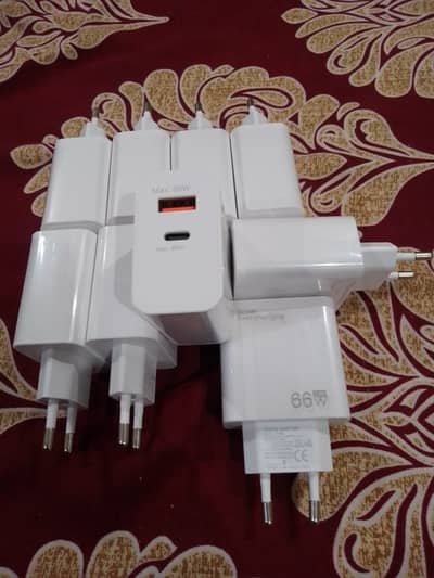 Universal Super Fast 66 W Charger Double Port - All Pakistan COD