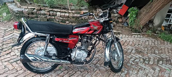 CG 125 with dubble saman