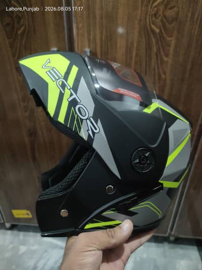 Flip up helmet
