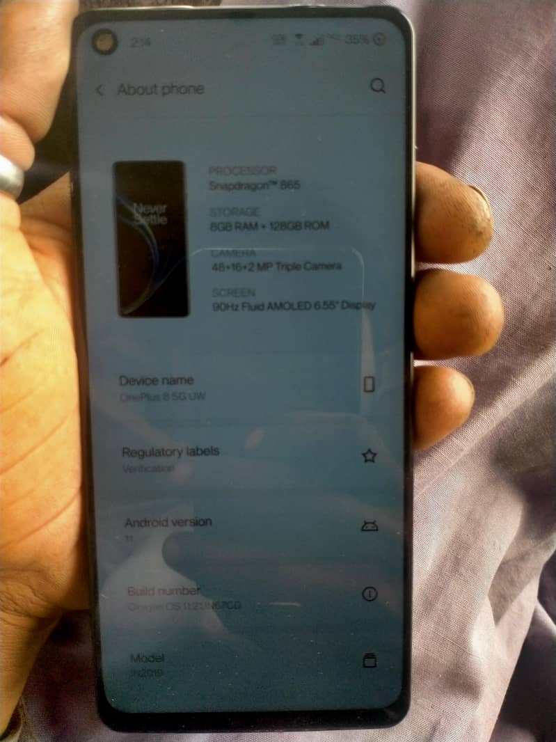 One Plus 8 0