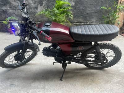 70cc converted into Cafe Racer