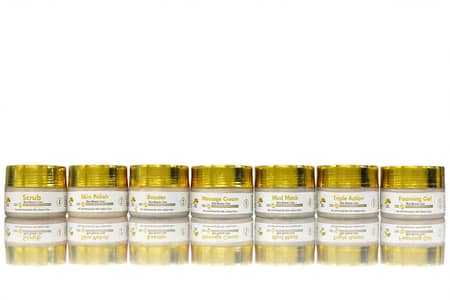 24K Gold Facial Kit Complete 7 in 1 Set - Salon Quality Glow at Home