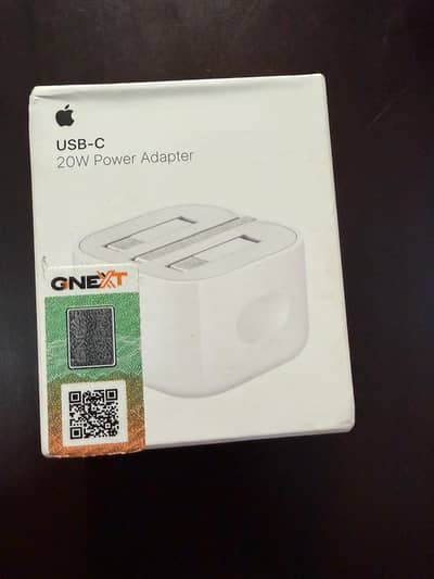 iPhone 20 watt adapter 17 pro max 16 pro max with purchase receipt