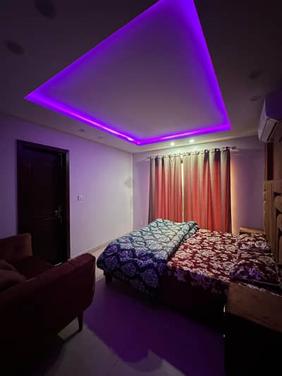 Per day Luxury furnished one bedroom apartment in Bahria town Lahore