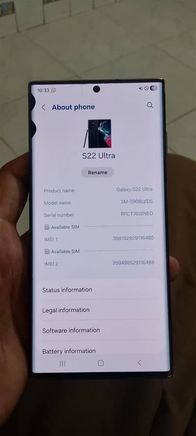 Samsung Mobile S22 Ultra