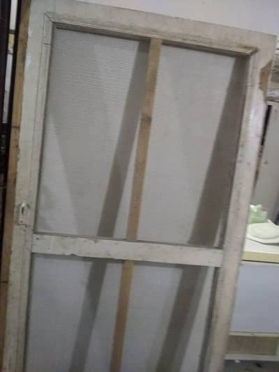 Wooden fly door