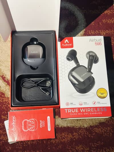 Audionic Airbud595 Brand New 1 month be use nhi keya ha