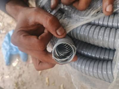 Gi Steel PVC Coated pipe Flexible pipe in Pakistan