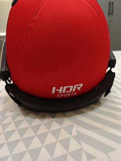 Big Bash red cricket helmet