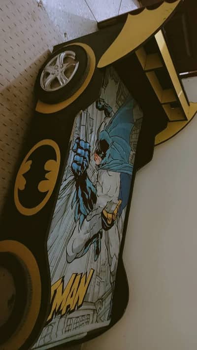 Kids car bed with mattress