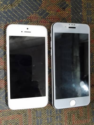 Apple iPhone 7 and 5s