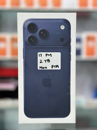 IPHONE 17 PRO MAX 2TB DUAL ESIM BLUE BOX PACK NON PTA NON ACTIVE